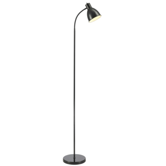 OK premium zwart vloerlamp