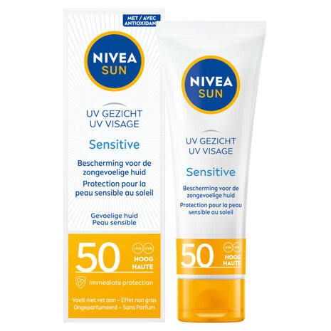 Nivea Sun sensitive face SPF50